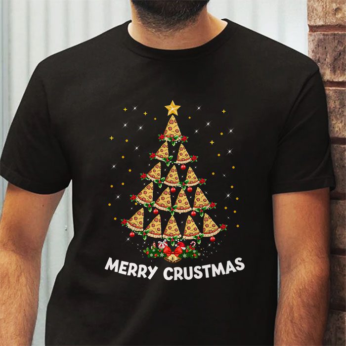 Merry-Crustmas-Pizza-Christmas-Tree-Xmas-Gifts-Kids-Men-T-Shirt-2 Merry Crustmas Pizza Christmas Tree Xmas Gifts Kids Men T Shirt 2 3