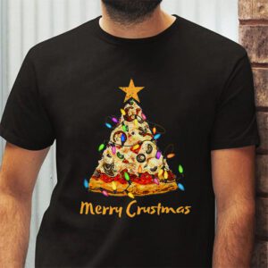 Merry Crustmas Pizza Christmas Tree Xmas Gifts Kids Men T Shirt 2 4