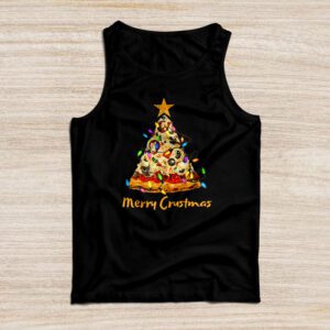 Merry Crustmas Pizza Christmas Tree Xmas Gifts Kids Men Tank Top
