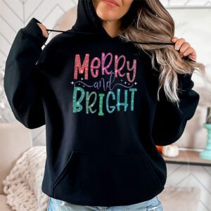 Merry and Bright Christmas Women Girls Kids Toddlers Cute Hoodie 1 4