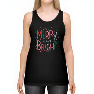 Merry and Bright Christmas Women Girls Kids Toddlers Cute Tank Top 2 2