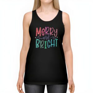 Merry and Bright Christmas Women Girls Kids Toddlers Cute Tank Top 2 4