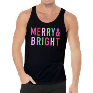 Merry and Bright Christmas Women Girls Kids Toddlers Cute Tank Top 3 1