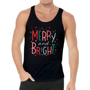 Merry and Bright Christmas Women Girls Kids Toddlers Cute Tank Top 3 2