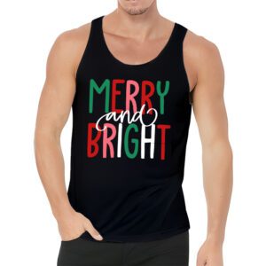 Merry and Bright Christmas Women Girls Kids Toddlers Cute Tank Top 3 5