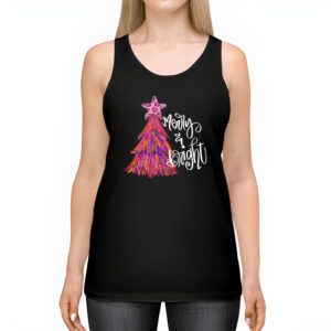 Merry and Bright Pink Christmas Tree Pink Christmas Costume Tank Top 2 1