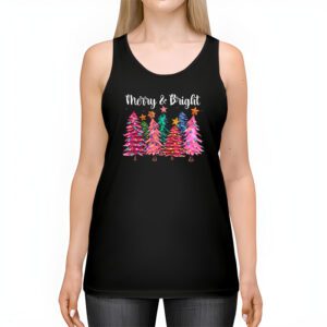 Merry and Bright Pink Christmas Tree, Pink Christmas Costume Tank Top 2 Merry and Bright Pink Christmas Tree Pink Christmas Costume Tank Top 2