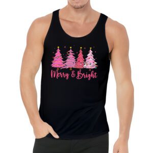 Merry and Bright Pink Christmas Tree Pink Christmas Costume Tank Top 3 3