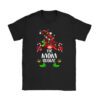 Mom Gnome Buffalo Plaid Matching Family Christmas Pajama T-Shirt