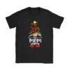 Mom Gnome Buffalo Plaid Matching Family Christmas Pajama T-Shirt