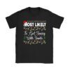 Most Likely To Get Sassy With Santa Funny Family Christmas T-Shirt