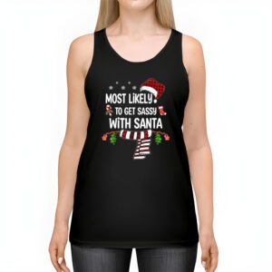 Most Likely To Get Sassy With Santa Funny Family Christmas Tank top 2 2