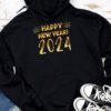 New Years Eve Party Supplies 2024 Happy New Year Fireworks Hoodie