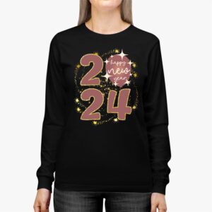 New Years Eve Party Supplies 2024 Happy New Year Fireworks Longsleeve Tee 2 1