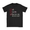 Nice Naughty Innocent Until Proven Guilty Christmas List T-Shirt