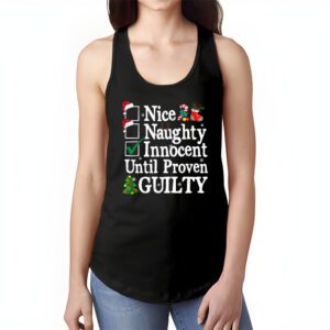 Nice Naughty Innocent Until Proven Guilty Christmas List Tank Top 1 Nice Naughty Innocent Until Proven Guilty Christmas List Tank Top 1 2