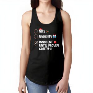 Nice Naughty Innocent Until Proven Guilty Christmas List Tank Top 1 Nice Naughty Innocent Until Proven Guilty Christmas List Tank Top 1