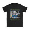 Nice Naughty Jewish Ugly Hanukkah Sweater Chanukah Jew Gift T-Shirt