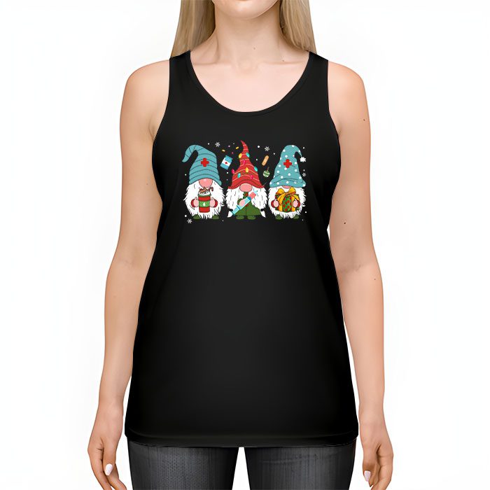 Nurse-Christmas-Gnomes-Cute-Xmas-Scrub-Top-For-Nurses-Women-Tank-Top-2 Nurse Christmas Gnomes Cute Xmas Scrub Top For Nurses Women Tank Top 2