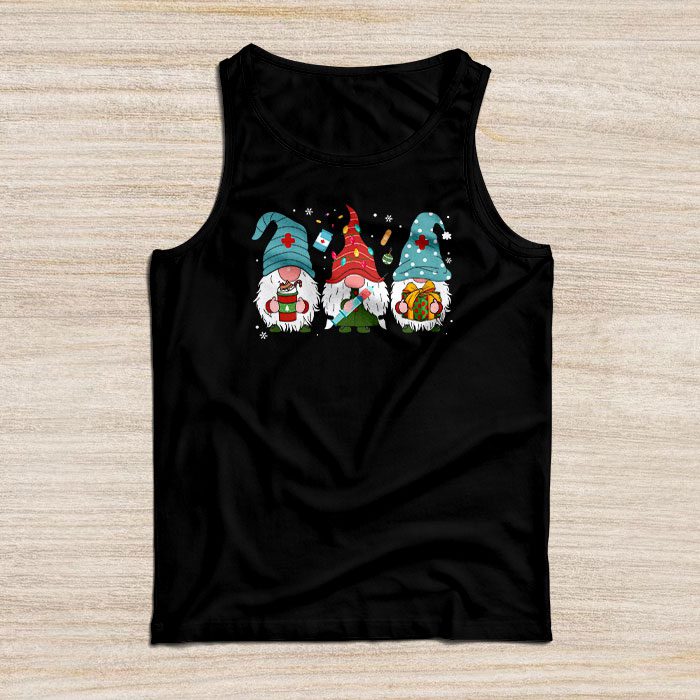 Nurse-Christmas-Gnomes-Cute-Xmas-Scrub-Top-For-Nurses-Women-Tank-Top Nurse Christmas Gnomes Cute Xmas Scrub Top For Nurses Women Tank Top