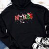 Nurse Christmas Stethoscope Nurses Xmas Scrub Top Women Hoodie