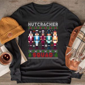 Nutcracker Squad Ballet Dance Christmas Matching Family Longsleeve Tee