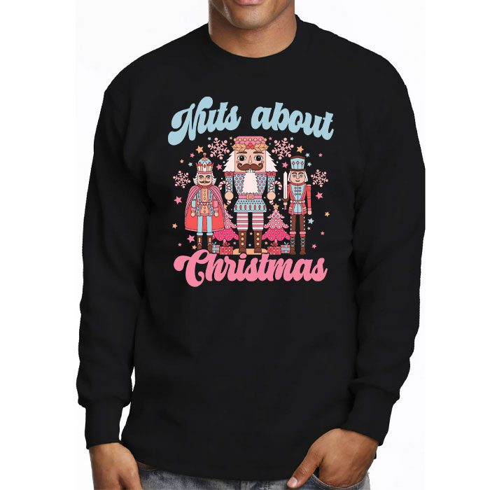 Nuts-About-Christmas-Funny-Pastel-Christmas-Nutcracker-Doll-Longsleeve-Tee-3 Nuts About Christmas Funny Pastel Christmas Nutcracker Doll Longsleeve Tee 3 1