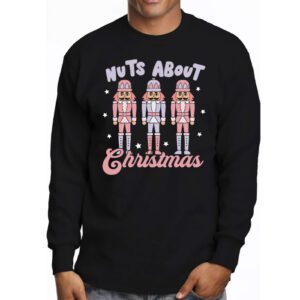 Nuts About Christmas Funny Pastel Christmas Nutcracker Doll Longsleeve Tee 3 2