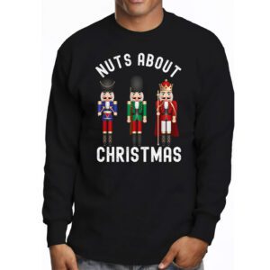 Nuts About Christmas Funny Pastel Christmas Nutcracker Doll Longsleeve Tee 3 3