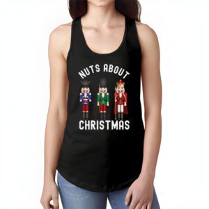 Nuts About Christmas Funny Pastel Christmas Nutcracker Doll Tank Top 1 3
