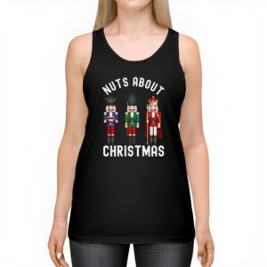 Nuts About Christmas Funny Pastel Christmas Nutcracker Doll Tank Top 2 3