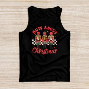 Nuts About Christmas Funny Pastel Christmas Nutcracker Doll Tank Top