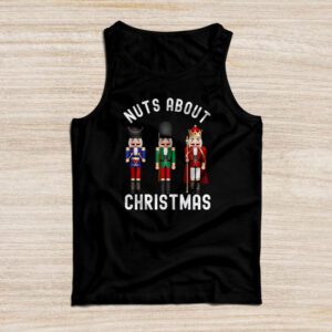 Nuts About Christmas Funny Pastel Christmas Nutcracker Doll Tank Top