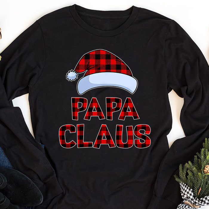 Papa-Claus-Shirt-Christmas-Lights-Pajama-Family-Matching-Longsleeve-Tee-1 Papa Claus Shirt Christmas Lights Pajama Family Matching Longsleeve Tee 1 2