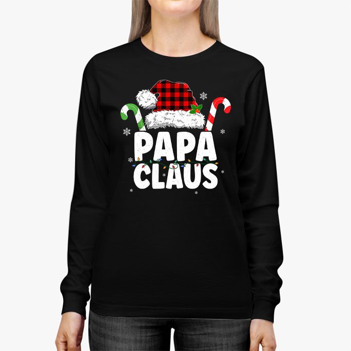 Papa-Claus-Shirt-Christmas-Lights-Pajama-Family-Matching-Longsleeve-Tee-2 Papa Claus Shirt Christmas Lights Pajama Family Matching Longsleeve Tee 2 1