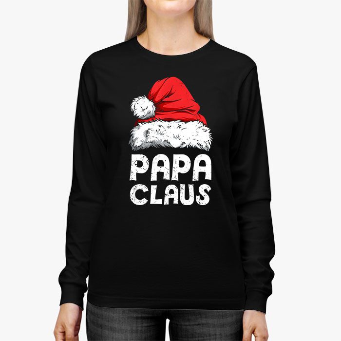 Papa-Claus-Shirt-Christmas-Lights-Pajama-Family-Matching-Longsleeve-Tee-2 Papa Claus Shirt Christmas Lights Pajama Family Matching Longsleeve Tee 2 4
