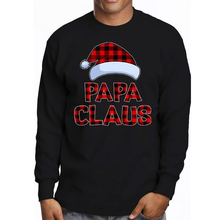 Papa-Claus-Shirt-Christmas-Lights-Pajama-Family-Matching-Longsleeve-Tee-3 Papa Claus Shirt Christmas Lights Pajama Family Matching Longsleeve Tee 3 2
