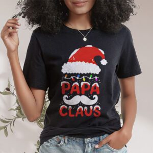 Papa Claus Shirt Christmas Lights Pajama Family Matching T-Shirt 1 Papa Claus Shirt Christmas Lights Pajama Family Matching T Shirt 1