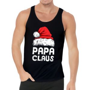 Papa Claus Shirt Christmas Lights Pajama Family Matching Tank Top 3 4