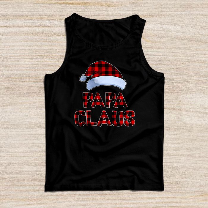 Papa-Claus-Shirt-Christmas-Lights-Pajama-Family-Matching-Tank-Top Papa Claus Shirt Christmas Lights Pajama Family Matching Tank Top