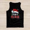 Papa Claus Shirt Christmas Lights Pajama Family Matching Tank Top