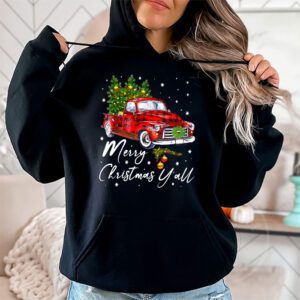 Red Truck Christmas Funny Merry Christmas Yall Women Gifts Hoodie 1 4