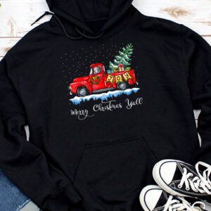 Red Truck Christmas Funny Merry Christmas Yall Women Gifts Hoodie