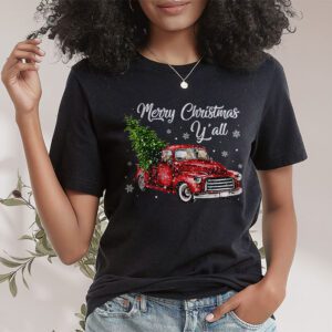 Red Truck Christmas Funny Merry Christmas Yall Women Gifts T Shirt 1 2
