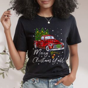 Red Truck Christmas Funny Merry Christmas Yall Women Gifts T Shirt 1 4