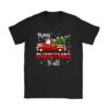 Red Truck Christmas Funny Merry Christmas Yall Women Gifts T-Shirt