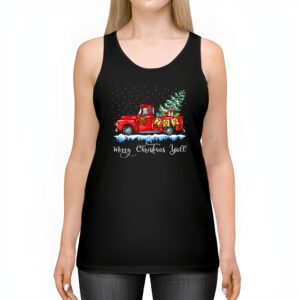 Red Truck Christmas Funny Merry Christmas Yall Women Gifts Tank Top 2 Red Truck Christmas Funny Merry Christmas Yall Women Gifts Tank Top 2