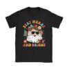 Retro Groovy Christmas Merry Stay Bright Hippie Santa Peace T-Shirt