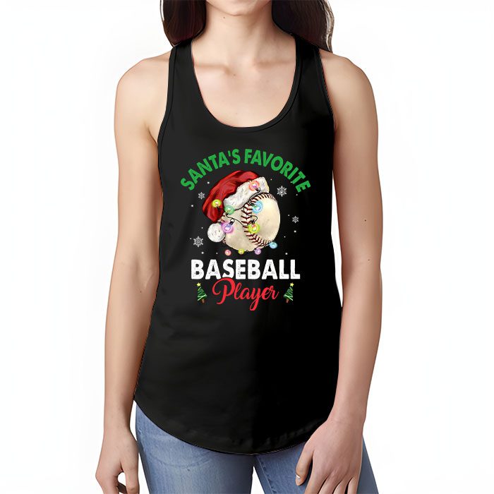Santas-Favorite-Baseball-Player-Christmas-Pajama-Tank-Top-1 Santas Favorite Baseball Player Christmas Pajama Tank Top 1 2