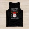 Santa's Favorite Baseball Player Christmas Pajama Tank Top